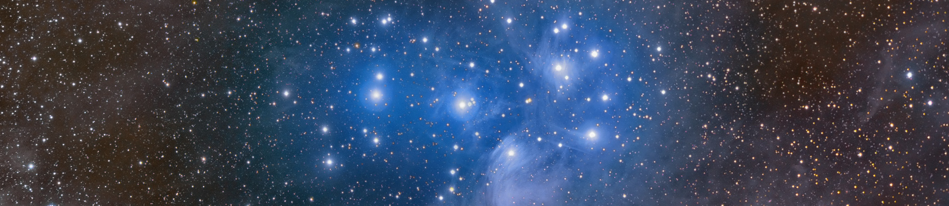 The Pleiades Nebula - (click on image to see it full size)